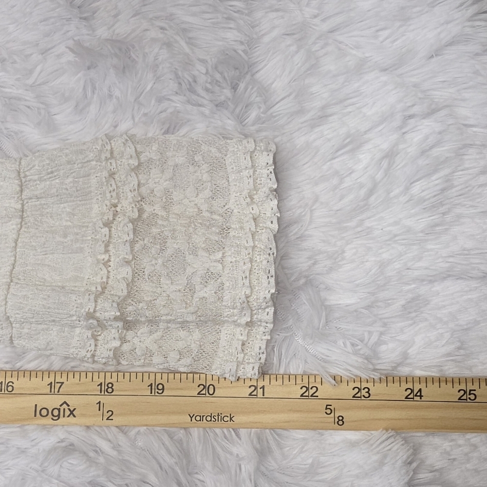 Altar’d State Ivory Lace Long Sleeve Dress XS - Picture 9 of 12